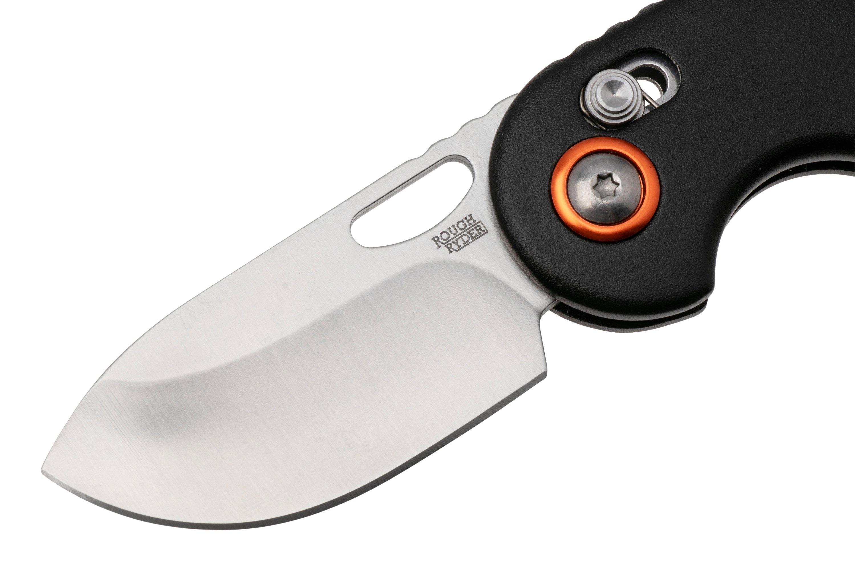 Rough Ryder Slide Lock RR2594 Satin 440, Black Aluminium, pocket knife ...