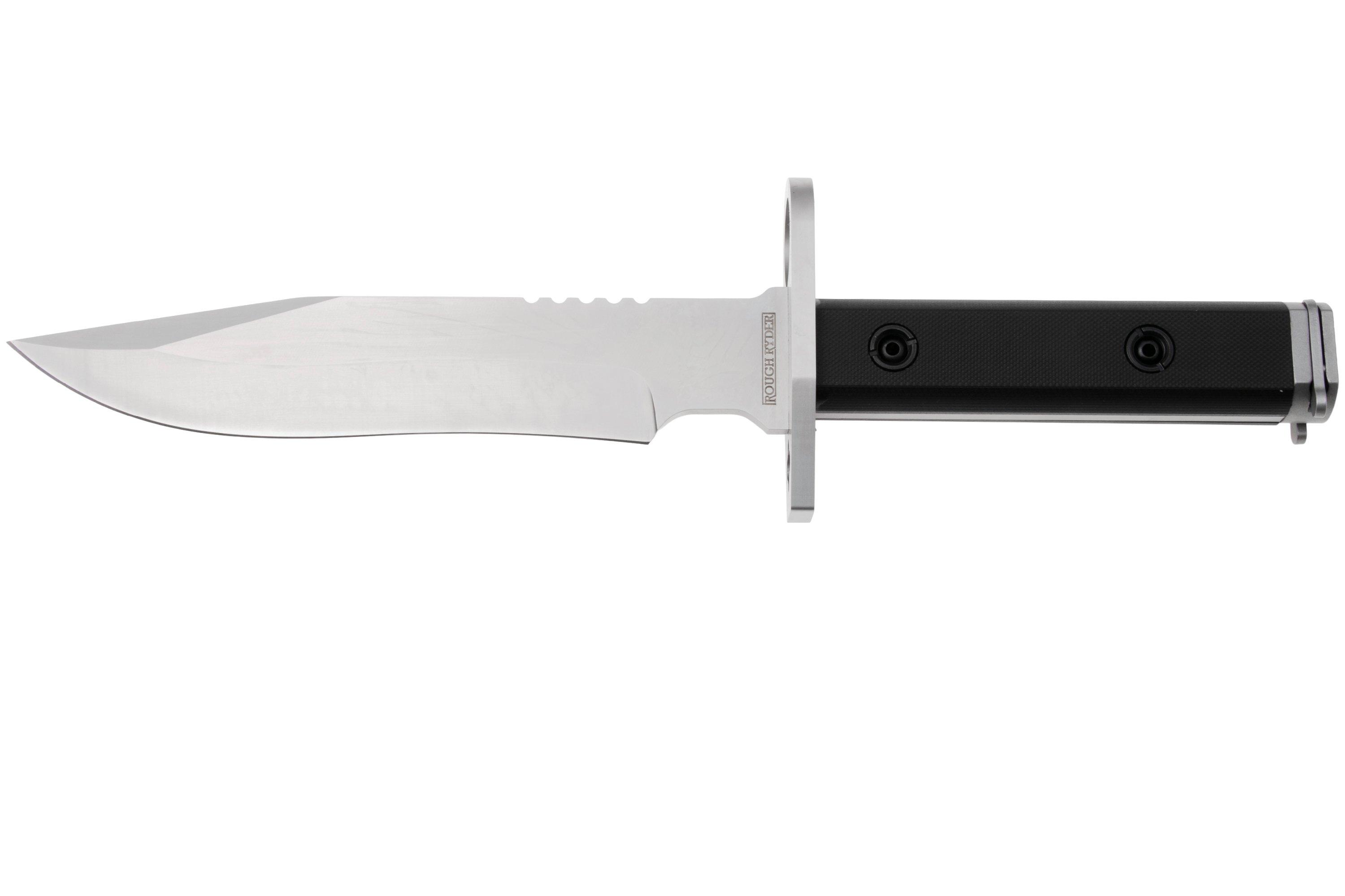 Rough Ryder Rough Ryder Tactical RR2609, Bead Blasted Stainless Steel, Black G10, taktisches Messer