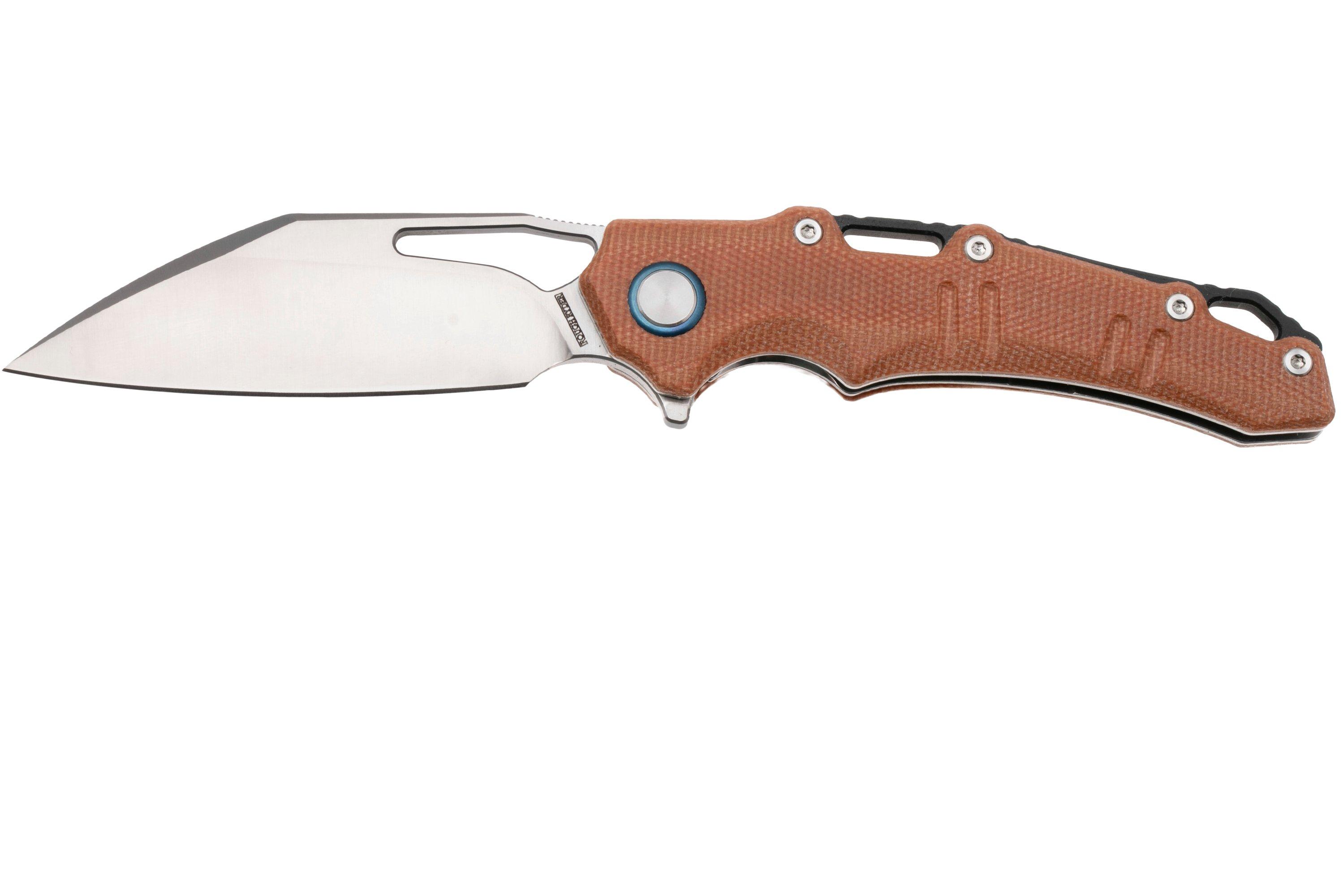 Rough Ryder RR2611 Satin D2, Brown Micarta, pocket knife ...