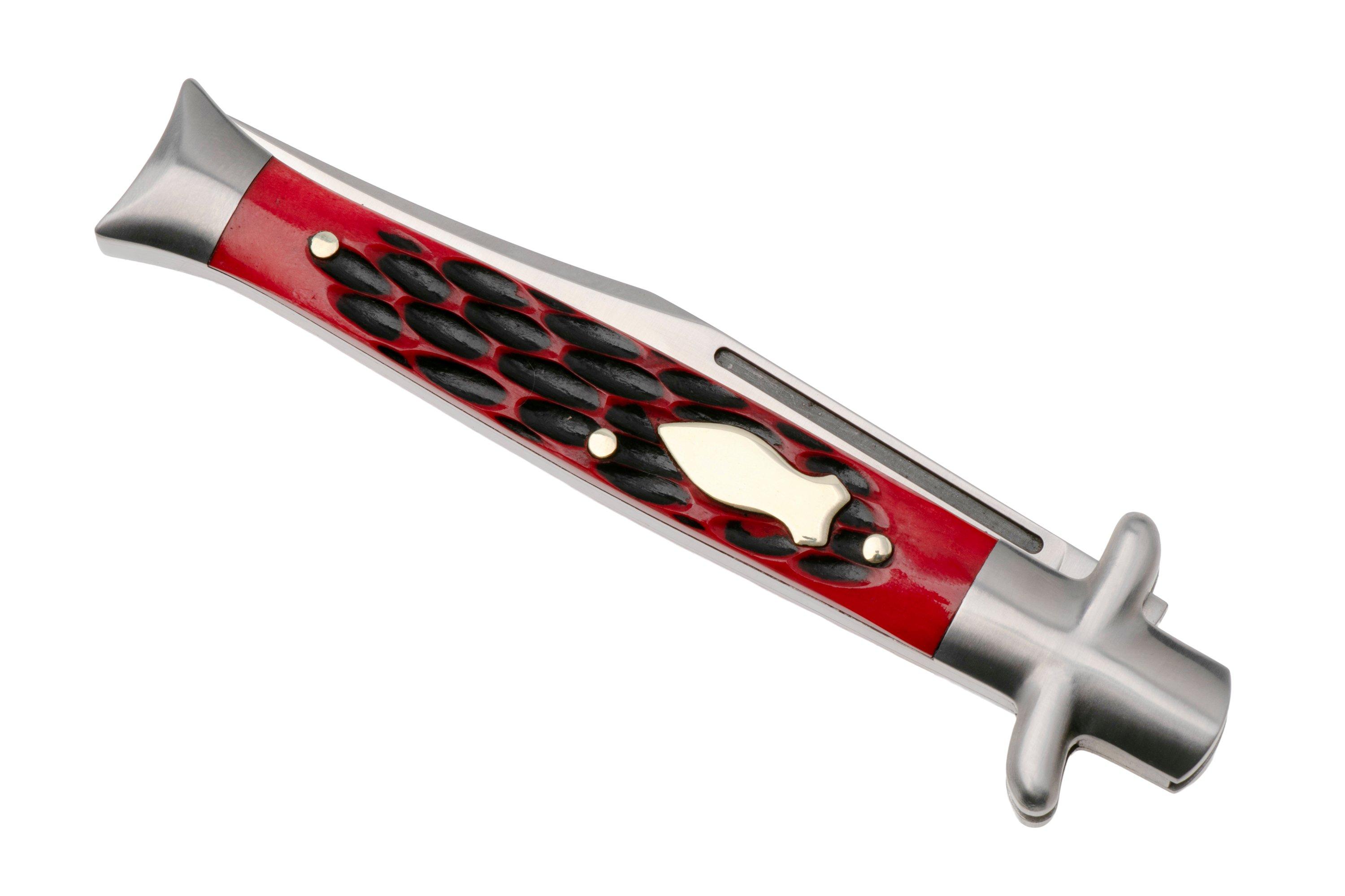 Rough Ryder Reserve Bowtie Fishtail RRR052, D2, Red Jigged
