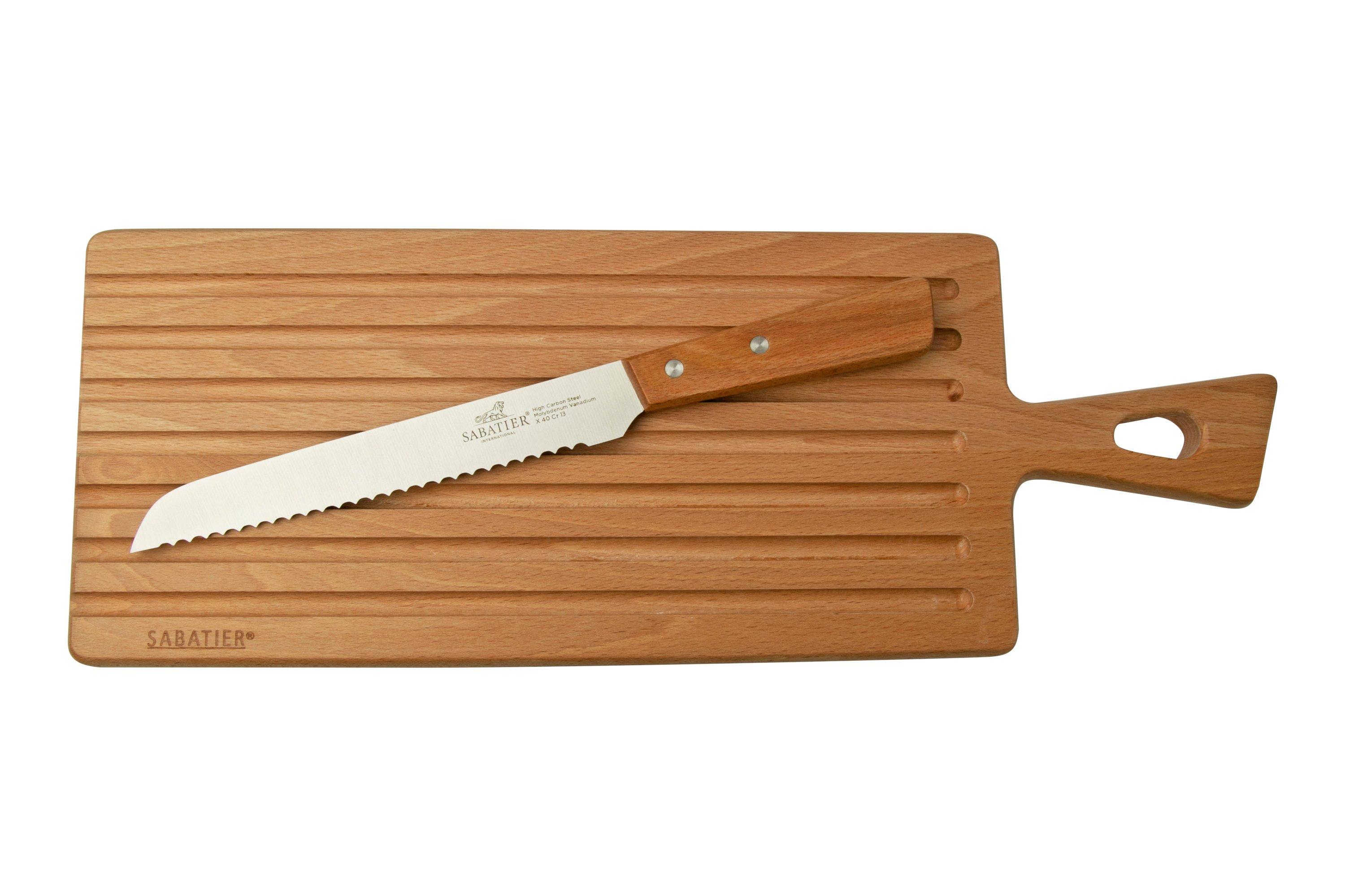 Lion Sabatier Planchette Pain 173324 2piece set, bread knife 20 cm and