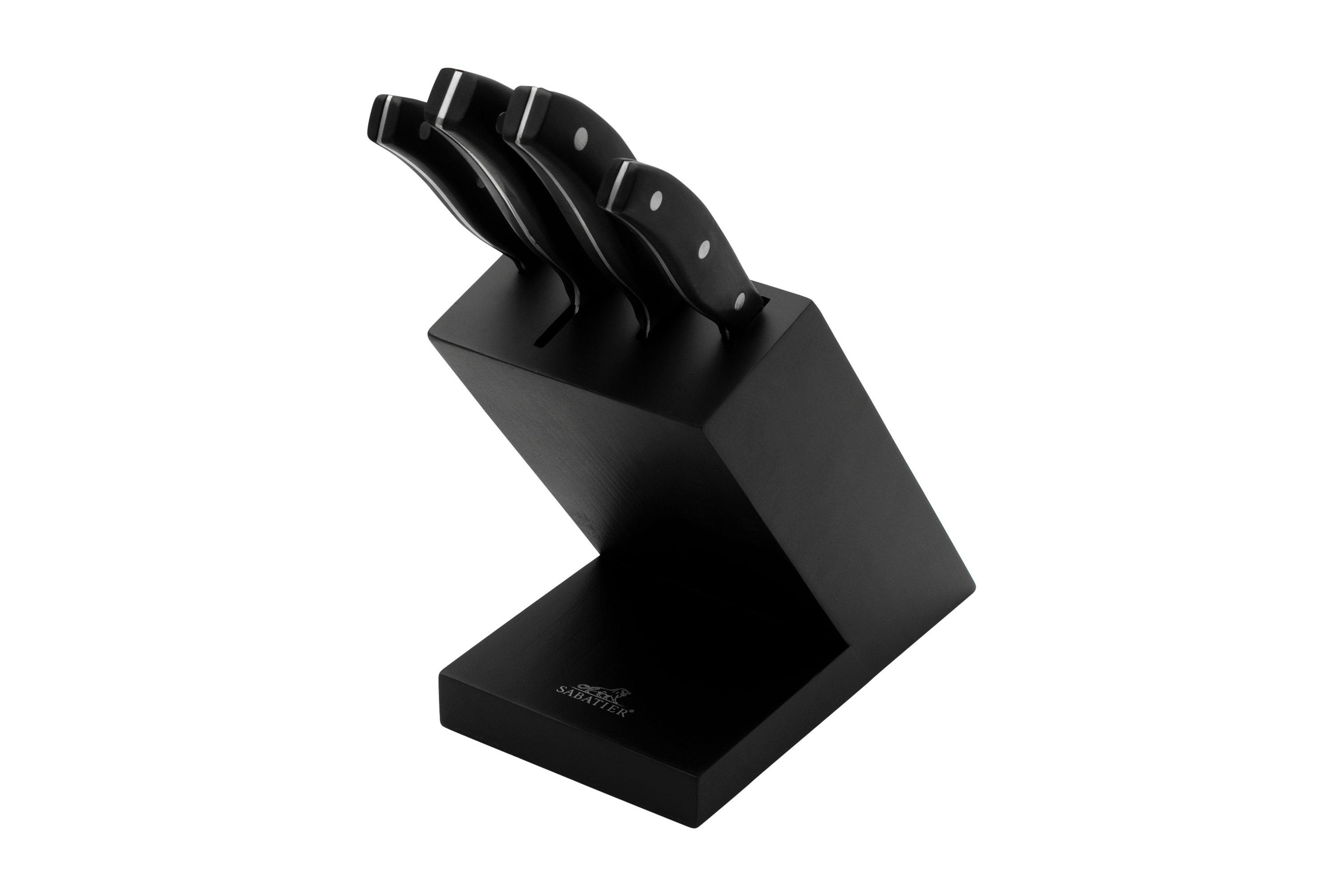 Lion Sabatier Mon Bloc II 662580 4piece kitchen knife set, black