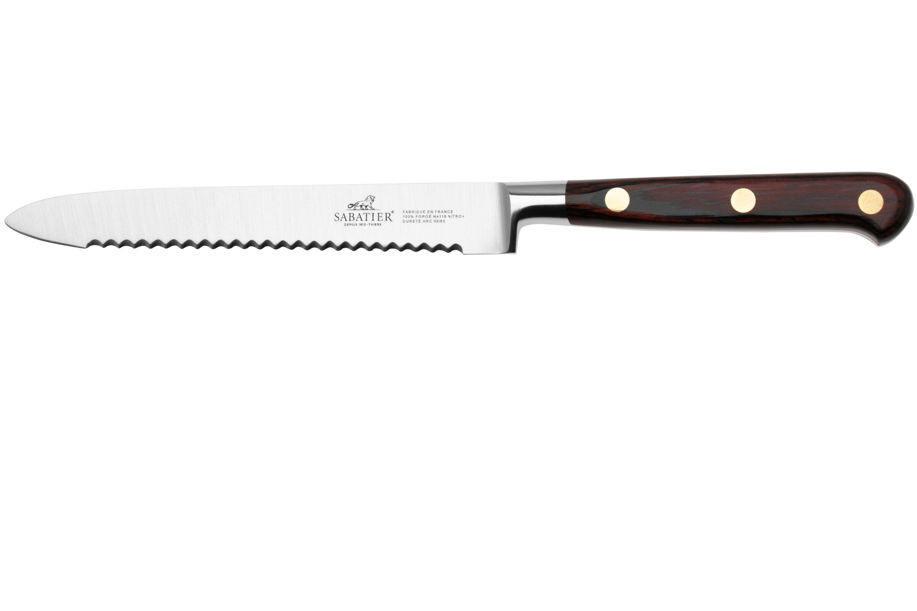 Lion Sabatier Idéal Saveur 832984 serrated utility knife, 12 cm