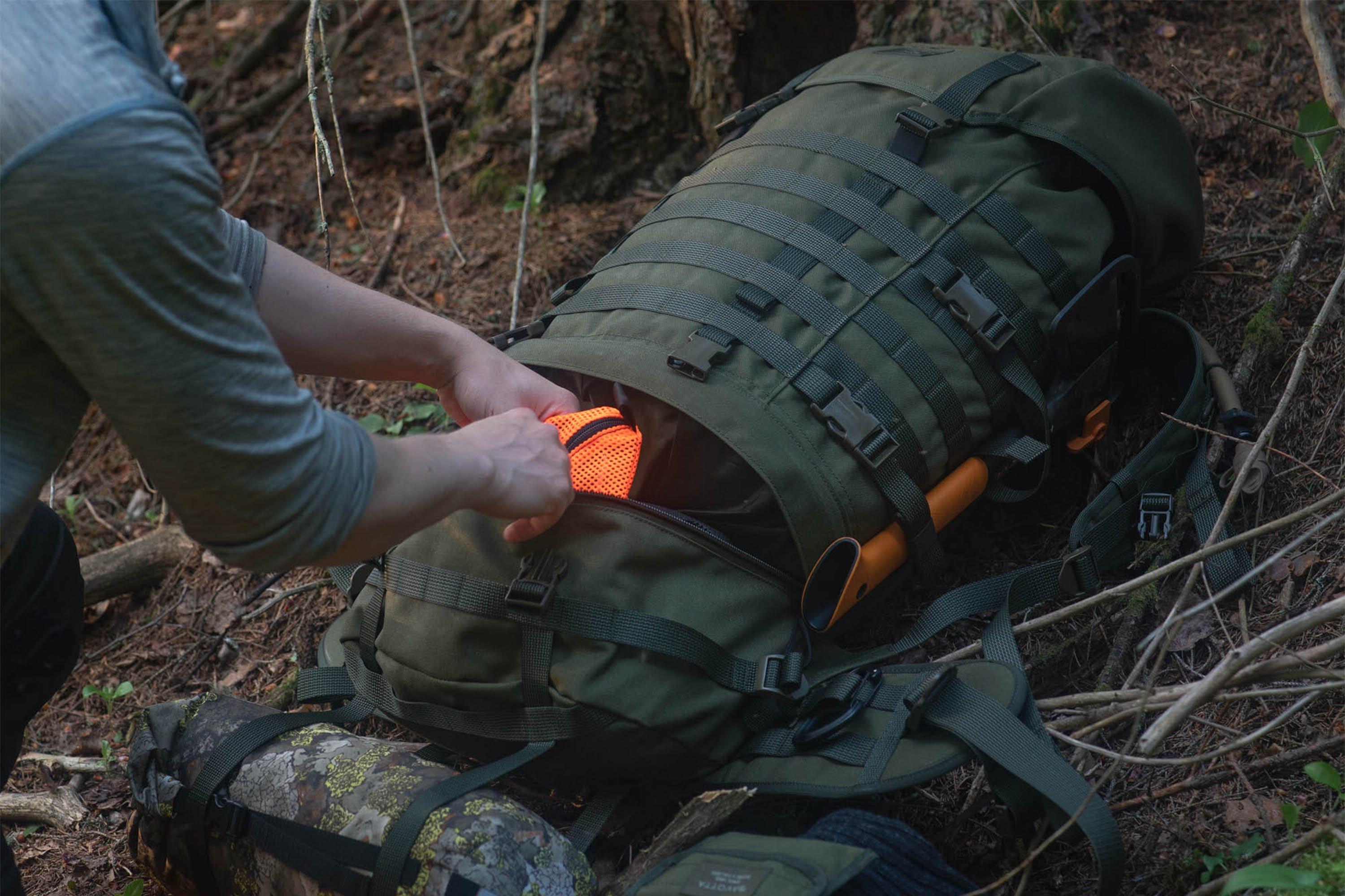 Savotta Jääkäri L, 102015309 black, 55 litres backpack