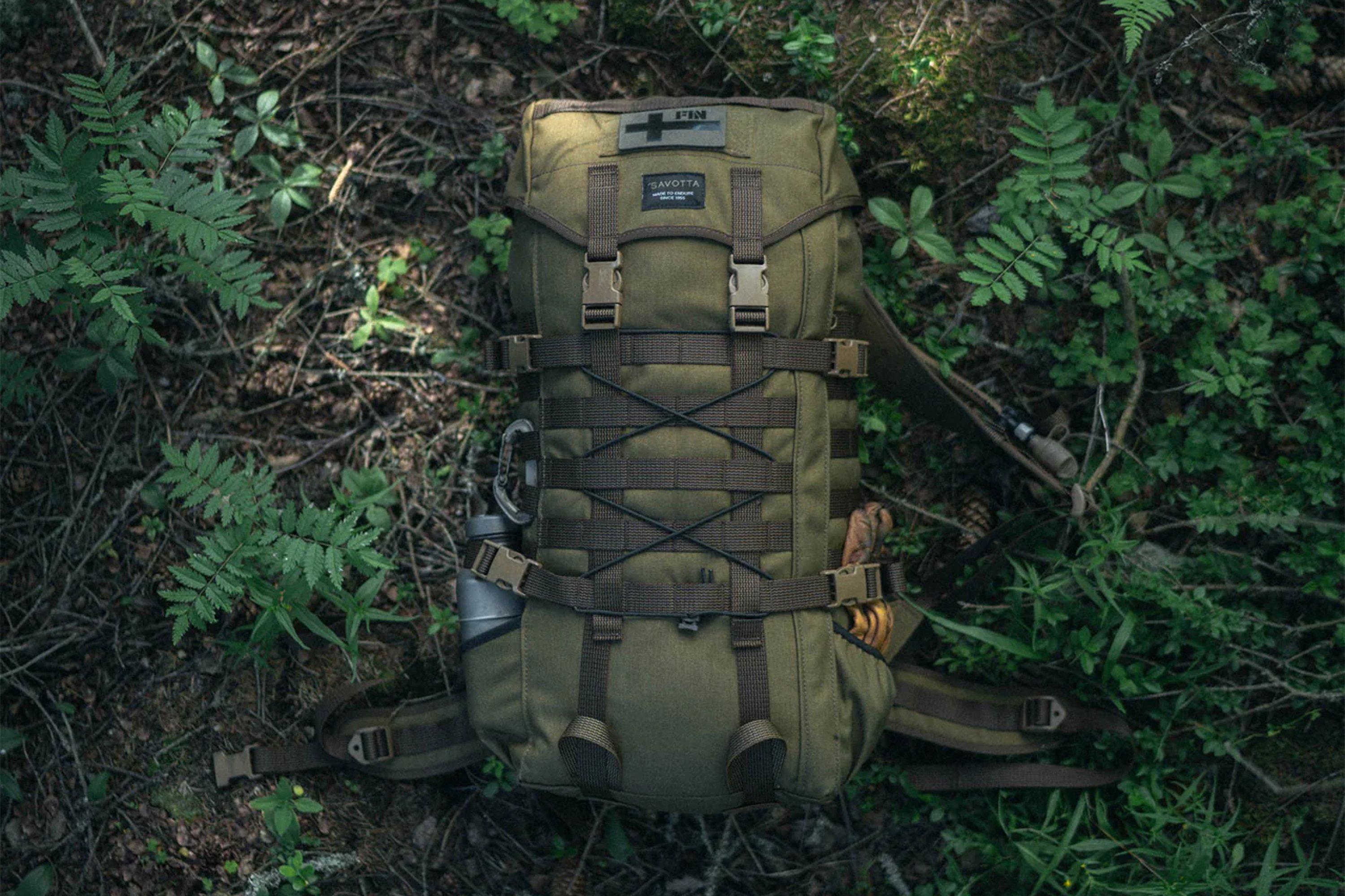 Savotta Jääkäri M backpack 102020275, M05 Woodland, backpack, 30 L ...