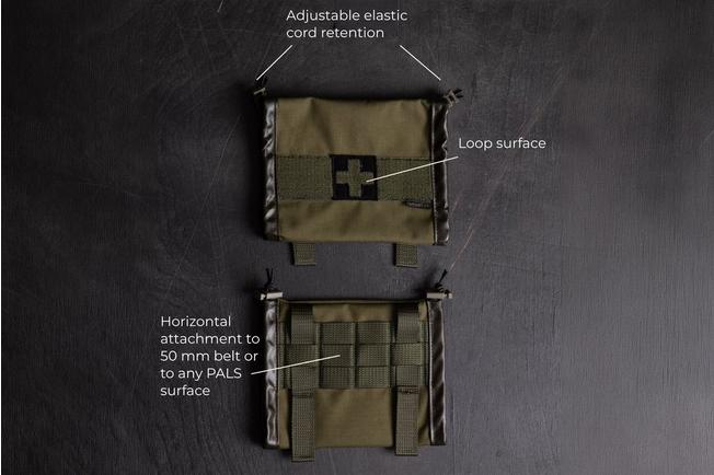 Afbeelding voor Savotta S-IFAK Horizontal Mount 110029136 500D Cordura, IFAK-houder, Groen