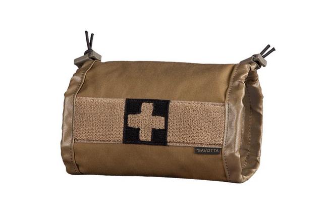 Afbeelding voor Savotta S-IFAK Horizontal Mount 110029170 500D Cordura, IFAK-houder, Bruin