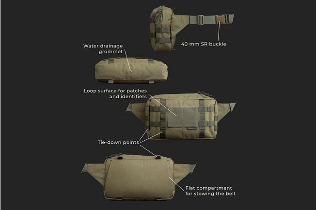 Imagen para Savotta Askare Hip Pack 130600070, riñonera, 7 litros, marrón