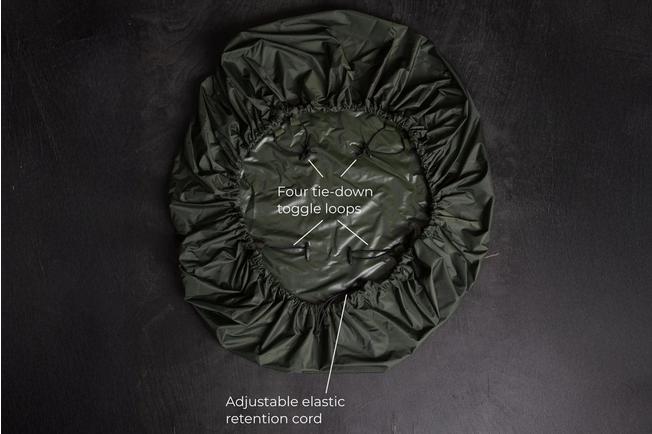 Afbeelding voor Savotta Backpack Cover 50L, 150035535, Green, regenhoes