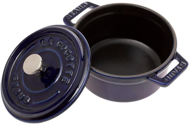 Staub Cast-Iron Mini Round Cocotte Set, 1/4-Qt.