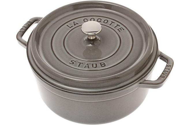 Bräter/Cocotte Staub 3,8 grau l bei 24 | Günstiger shoppen cm,