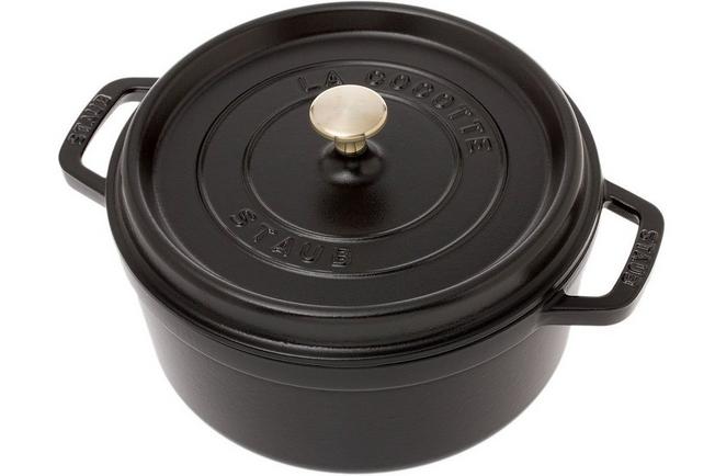 Staub Cast Iron Non-Stick Cast Iron Round Dutch Oven & Reviews