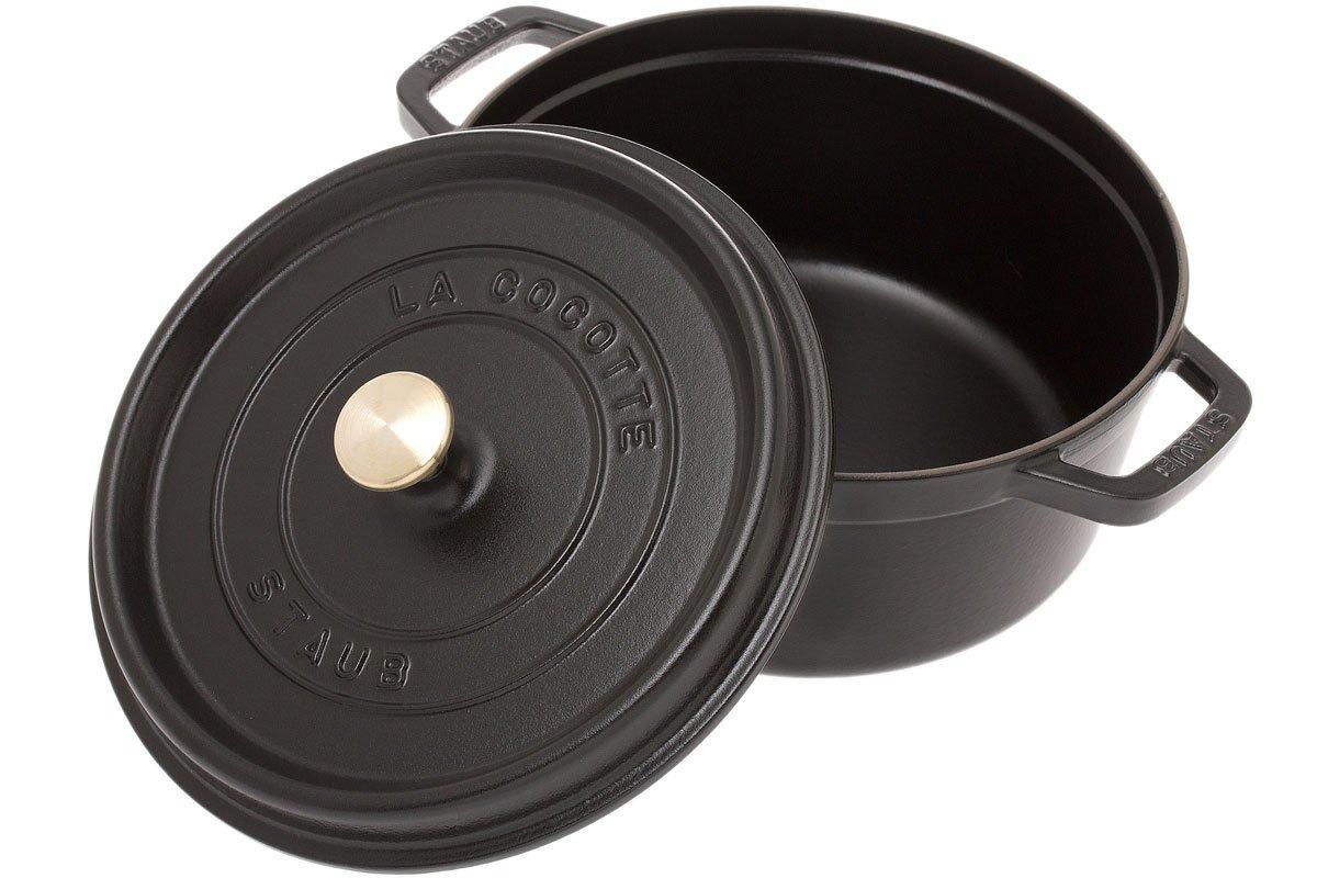 Staub casserole-cocotte 24 cm, 3,8 l black