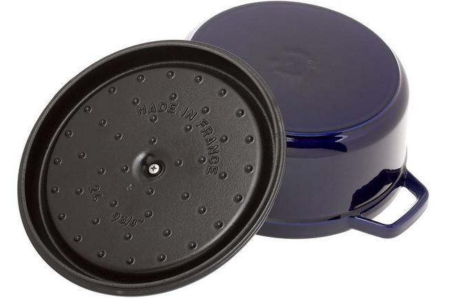 Staub casserole-cocotte 24 cm, 3,8 l blue