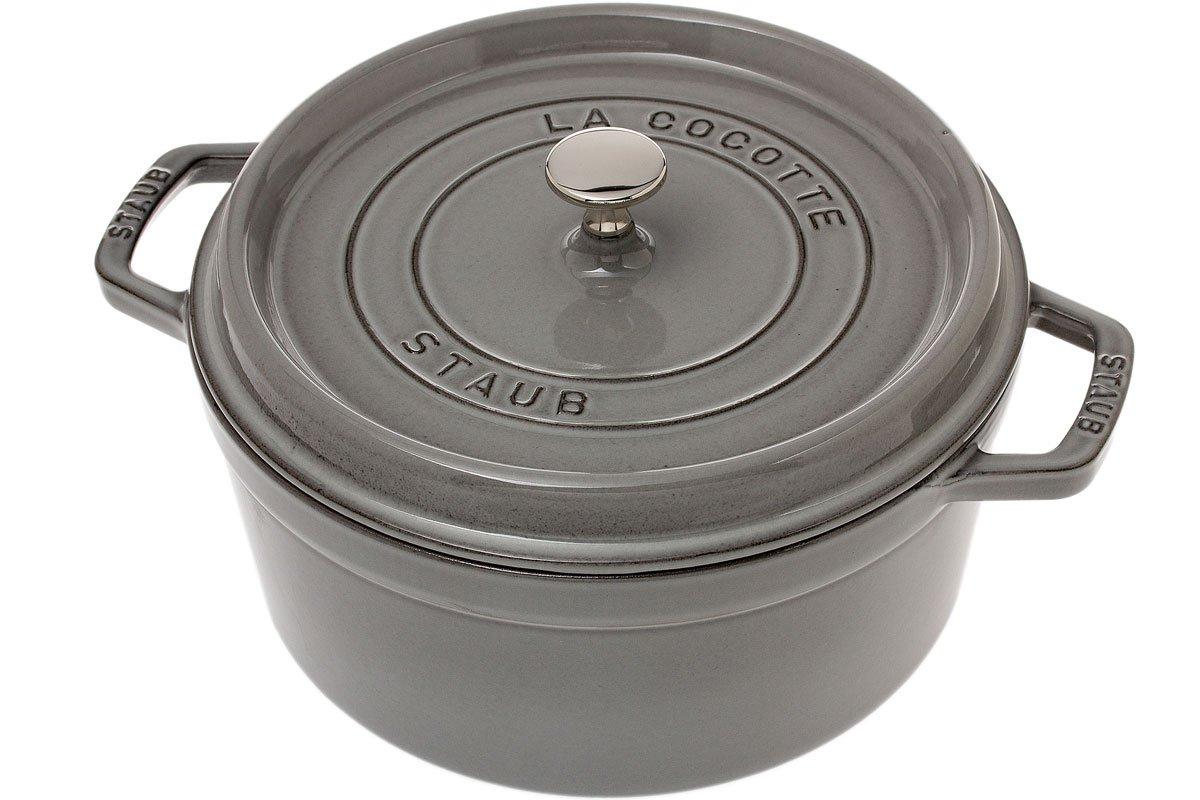 Staub casserole-cocotte 26 cm, 5,2 l grey | Advantageously