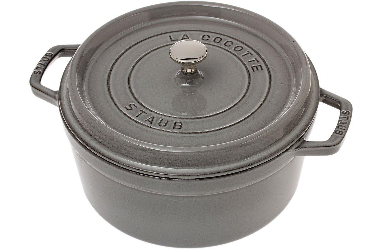 Staub casserole-cocotte 26 cm, 5,2 l grey