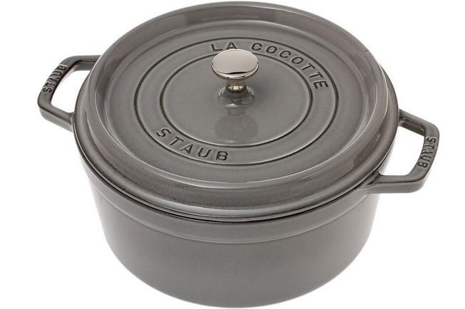 Staub casserole-cocotte 26 cm, 5,2 l grey  Advantageously shopping at