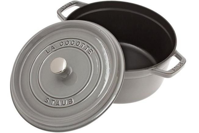 Staub casserole-cocotte 26 cm, 5,2 l grey