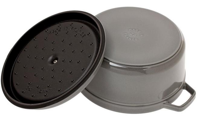 Staub casserole-cocotte 26 cm, 5,2 l grey