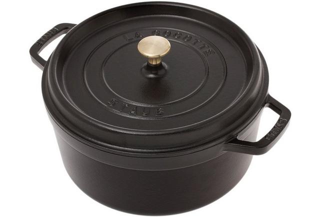 Staub casserole-cocotte 26 cm, 5,2 l black | Advantageously