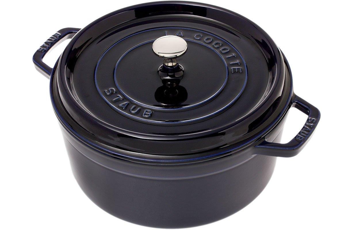 Cocotte Staub 26 cm, 5,2 L blue | Achetez à prix avantageux
