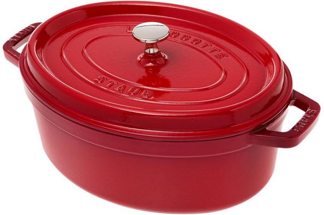 Bezwaar vrijwilliger B olie Staub braadpan - cocotte 29cm, 4,2L, rood | Voordelig kopen bij  knivesandtools.nl