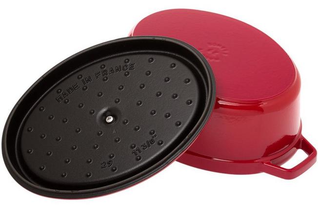 Cocotte ovale Le Creuset 29 cm, 4,7 L rouge  Achetez à prix avantageux  chez knivesandtools.be