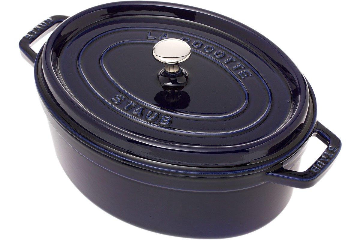 Cocotte Staub 29 cm, 4,2 L bleu | Achetez à prix avantageux chez