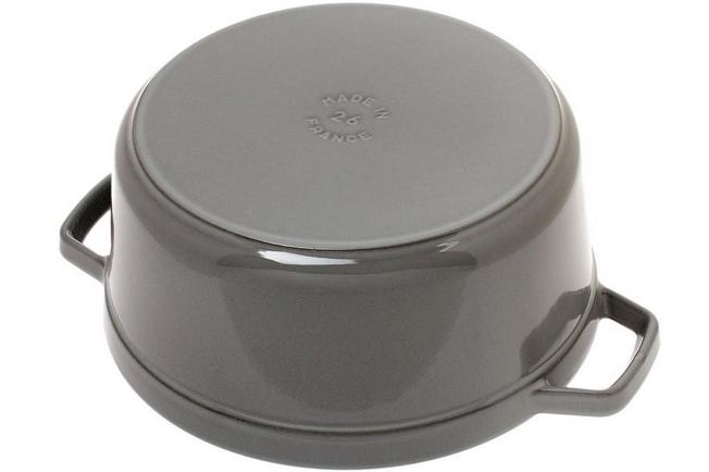 Staub wok pan, 30 cm, 4,4 L grey  Advantageously shopping at