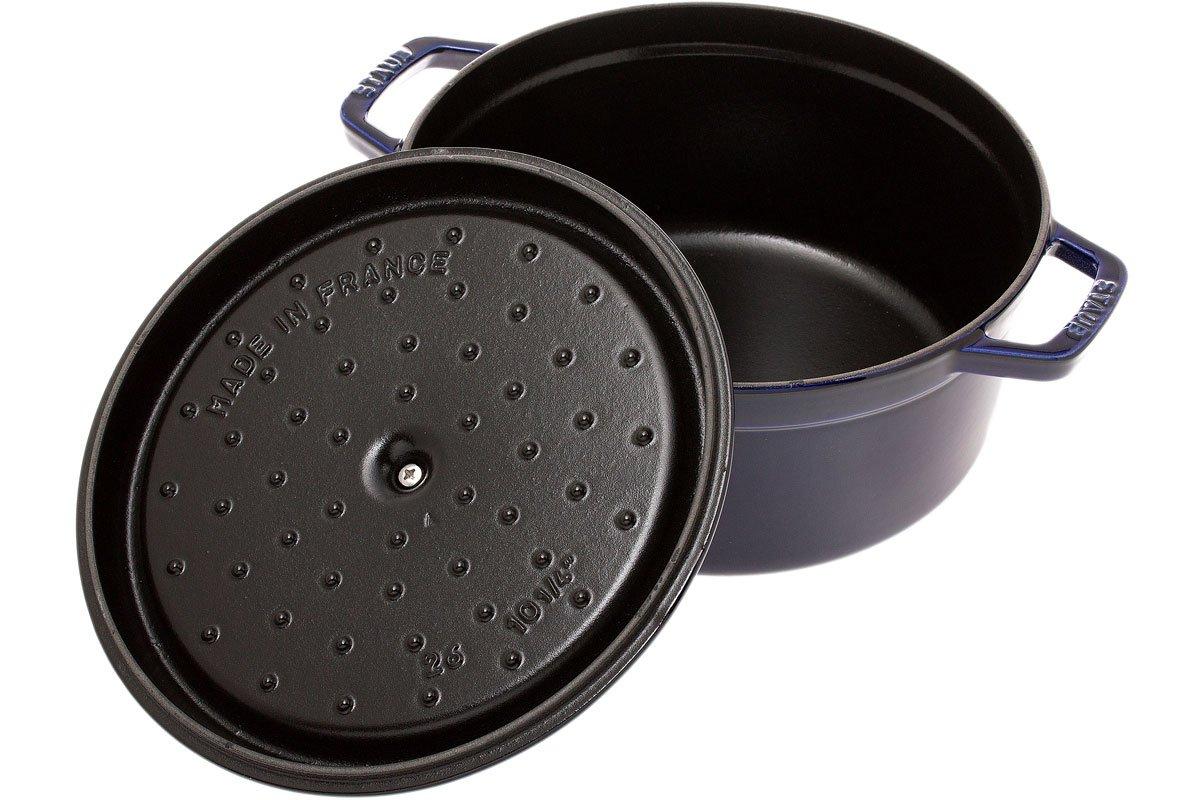 Staub Cocotte con cestello a vapore rotonda, 26 cm — Locatelli