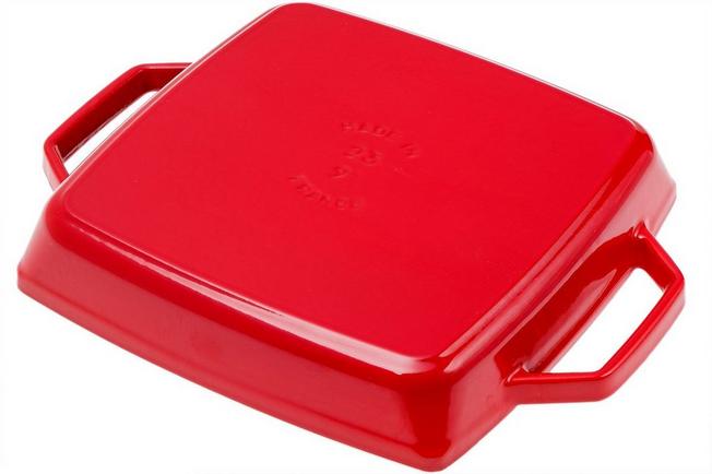 Staub - Square Cast Iron Double Handle Grill Pan 23cm