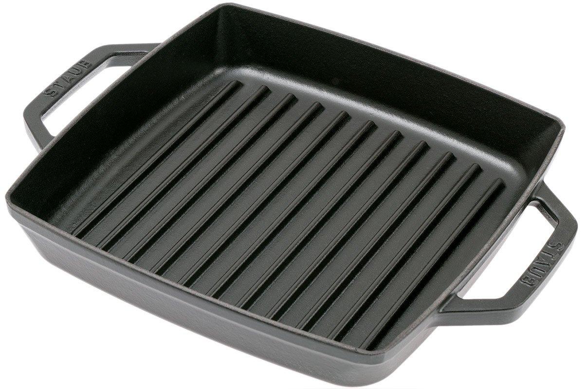 plantageejer lommelygter reference Staub grill pan 23 cm rectangular, black | Advantageously shopping at  Knivesandtools.com