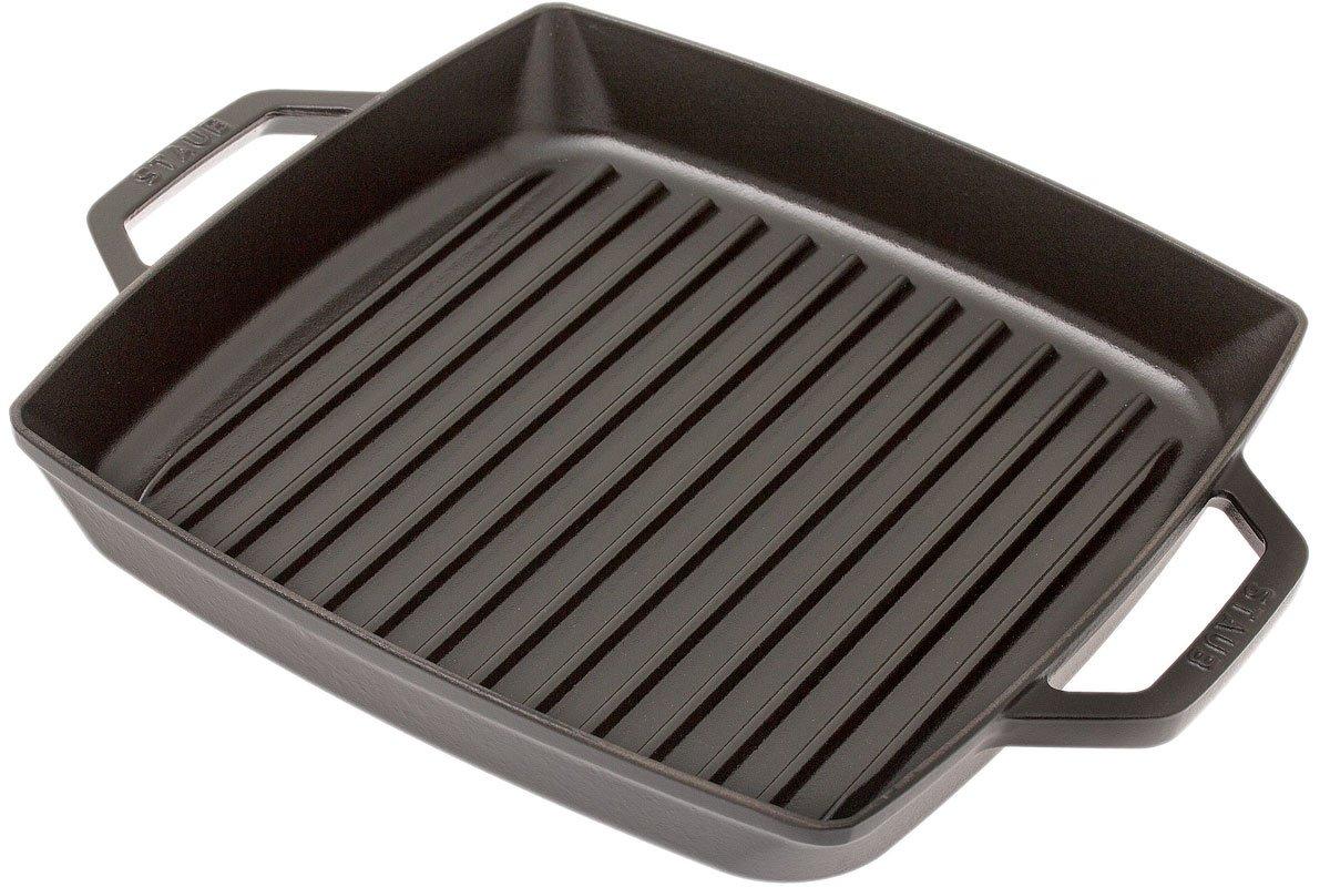 Staub - Rectangular Griddle Pan with Silicone Handle