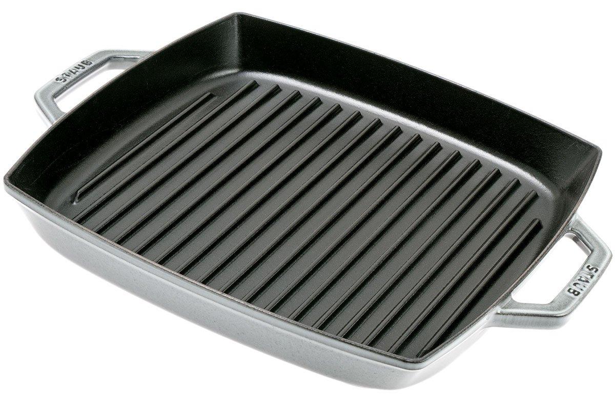 Staub Parrilla rectangular de hierro fundido, Parrillas y grills