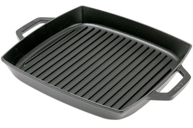 Staub grill pan 33 cm rectangular, black  Advantageously shopping at