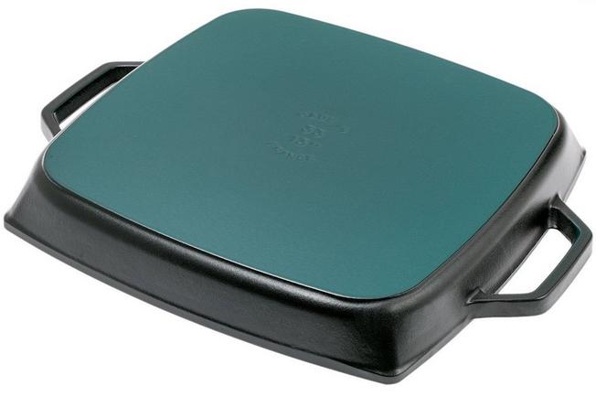 Staub - 33cm Square Cast Iron Double Handle Grill Pan