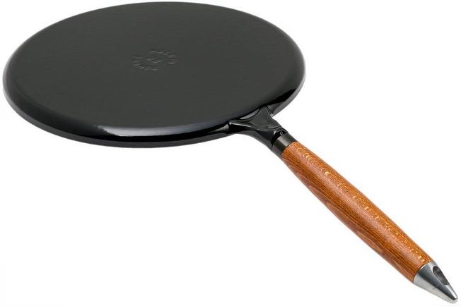 Staub: Pancake pan with cast iron handle, 30 cm, spreader and spatula