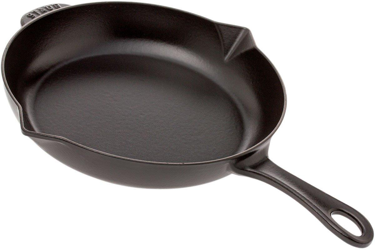 Staub - Cast Iron Frying Pan, Black