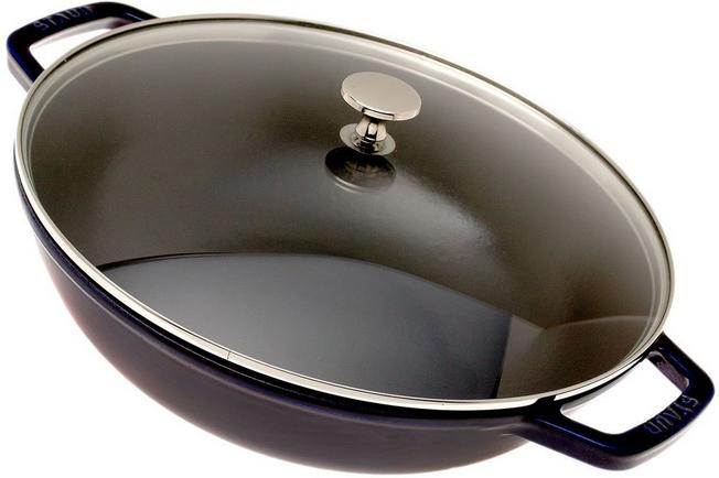 Mini-wok, cast iron, 16cm, Black - Staub