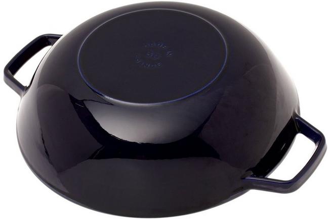 Wok Hierro Fundido STAUB 30cm, Apto Inducción