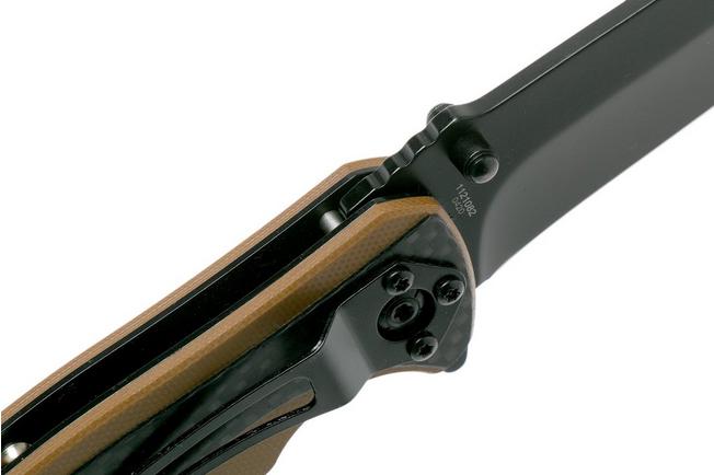 Imagen para Schrade Ultra-Glide Flipper Knife 3.3" 1121082 Tan G10 & Carbon Fibre navaja
