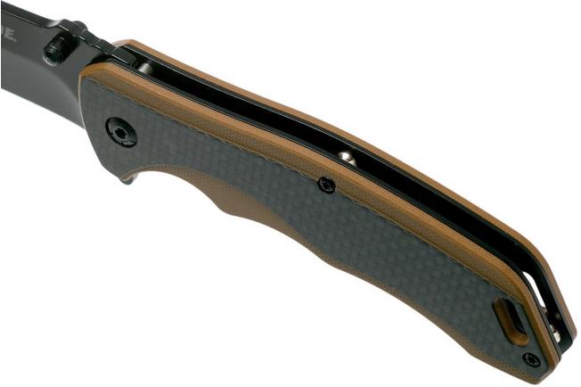 Imagen para Schrade Ultra-Glide Flipper Knife 3.3" 1121082 Tan G10 & Carbon Fibre navaja