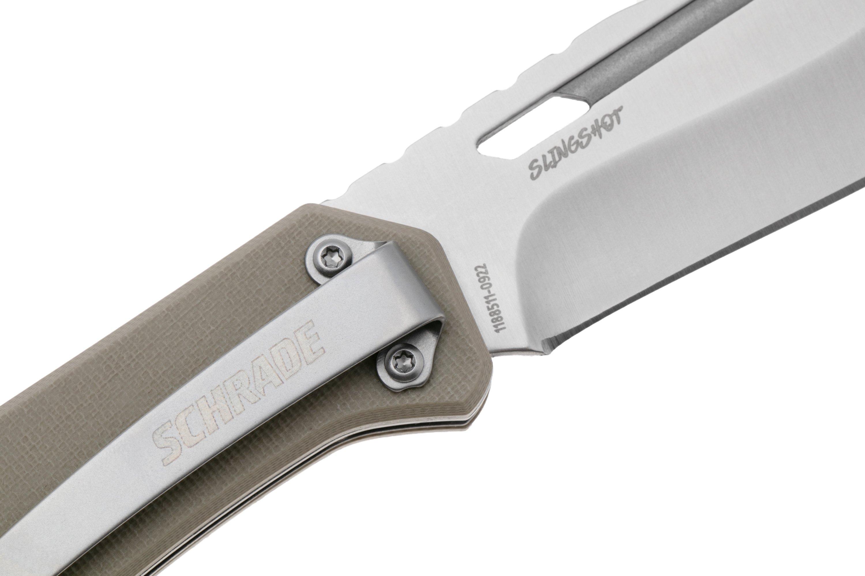 Schrade Slingshot 1159301 Tan G10, navaja | Compras con ventajas en ...