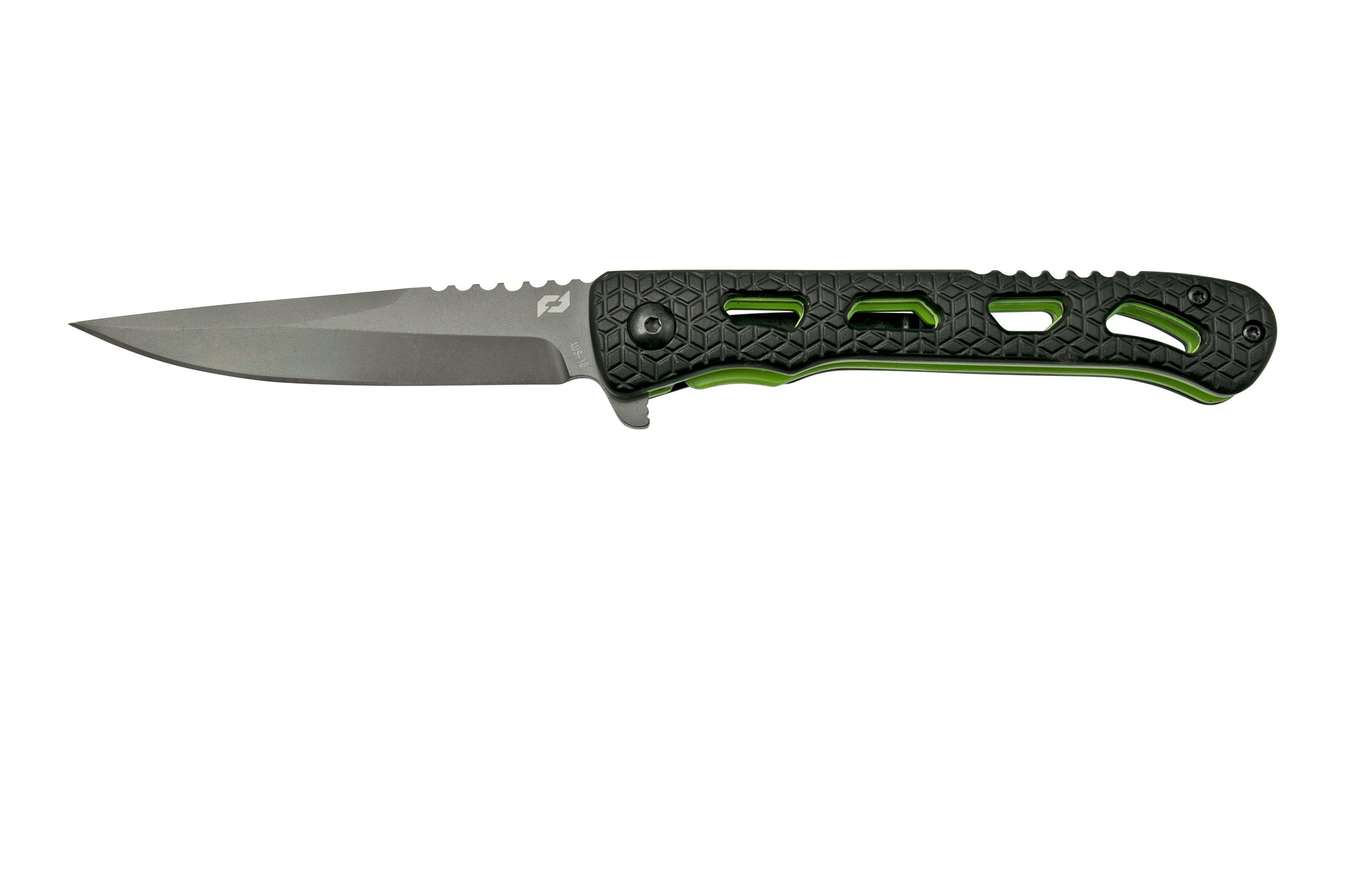 Schrade Inert CLR 1159303 black and green aluminium, pocket knife ...
