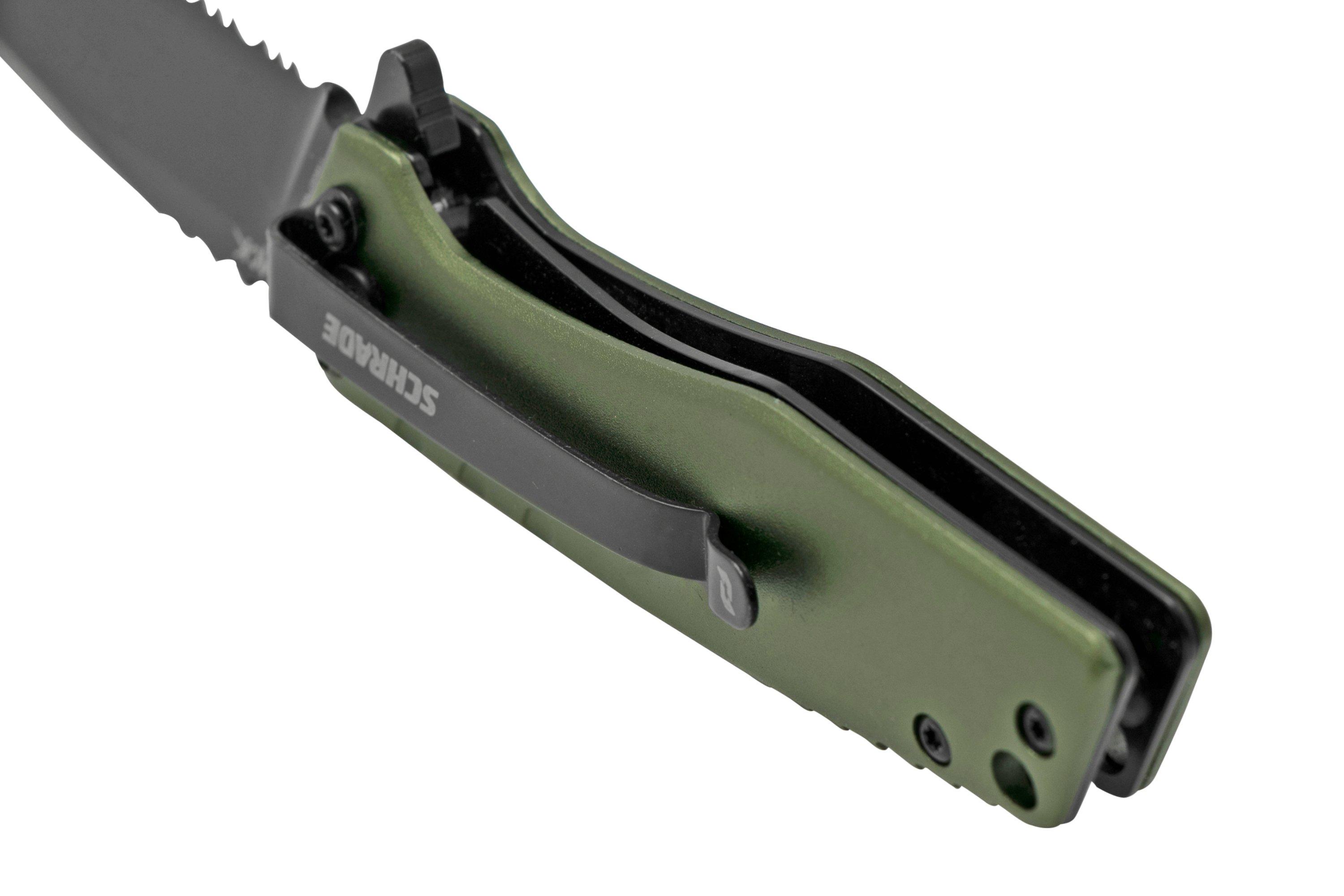 Schrade Taschenmesser SCHSS105 | Multifunktionsmesser Für Outdoor & Alltag | Robustes Design | Für Erwachsene