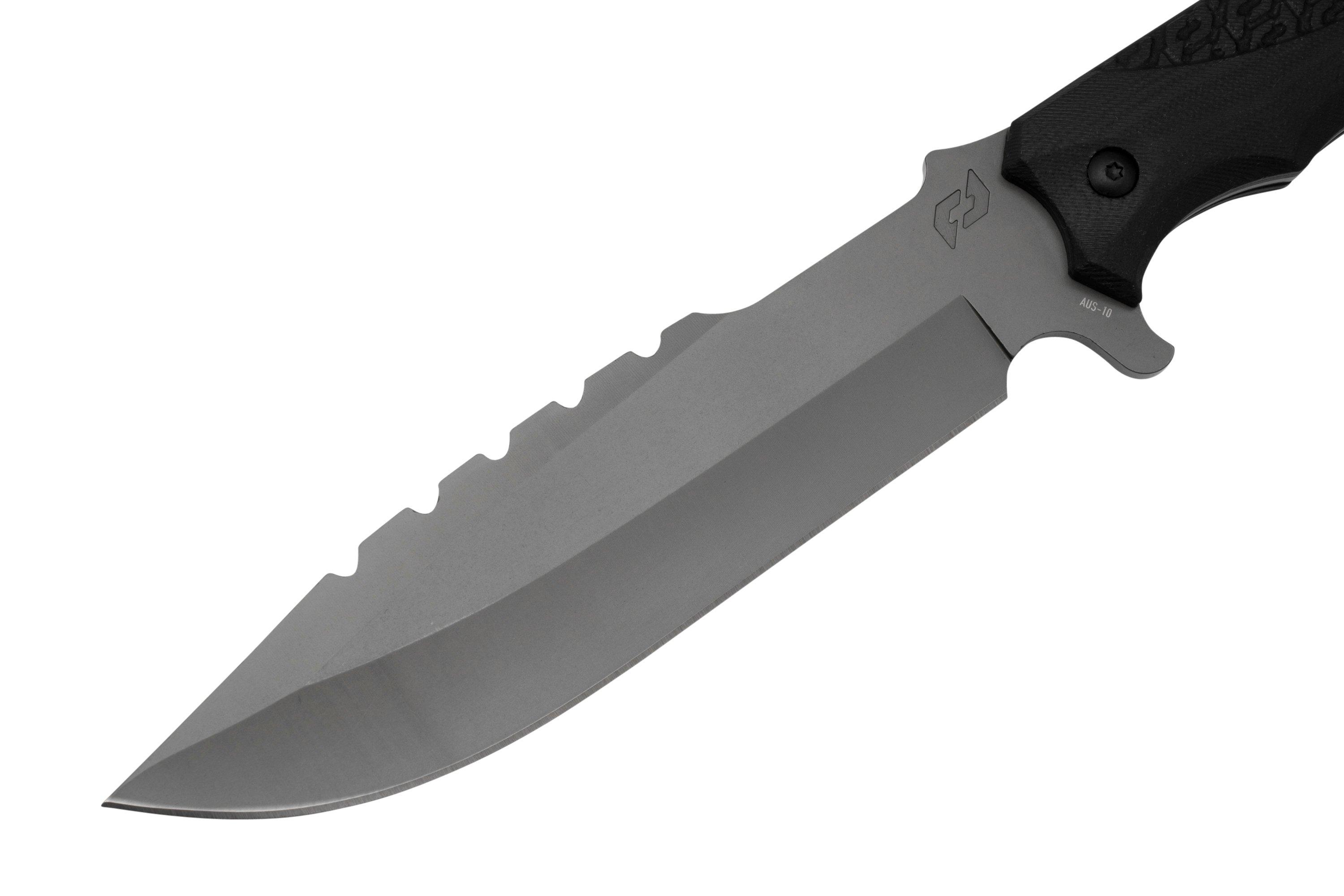 Schrade Extreme Survival Fixed Blade 1182512, AUS10 survival knife ...