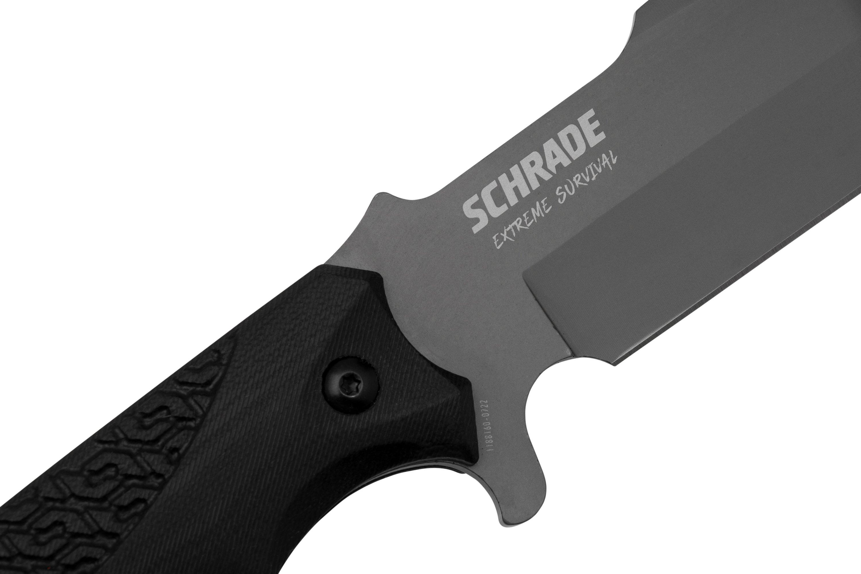 Schrade Extreme Survival Fixed Blade 1182512 Aus10 Couteau De Survie