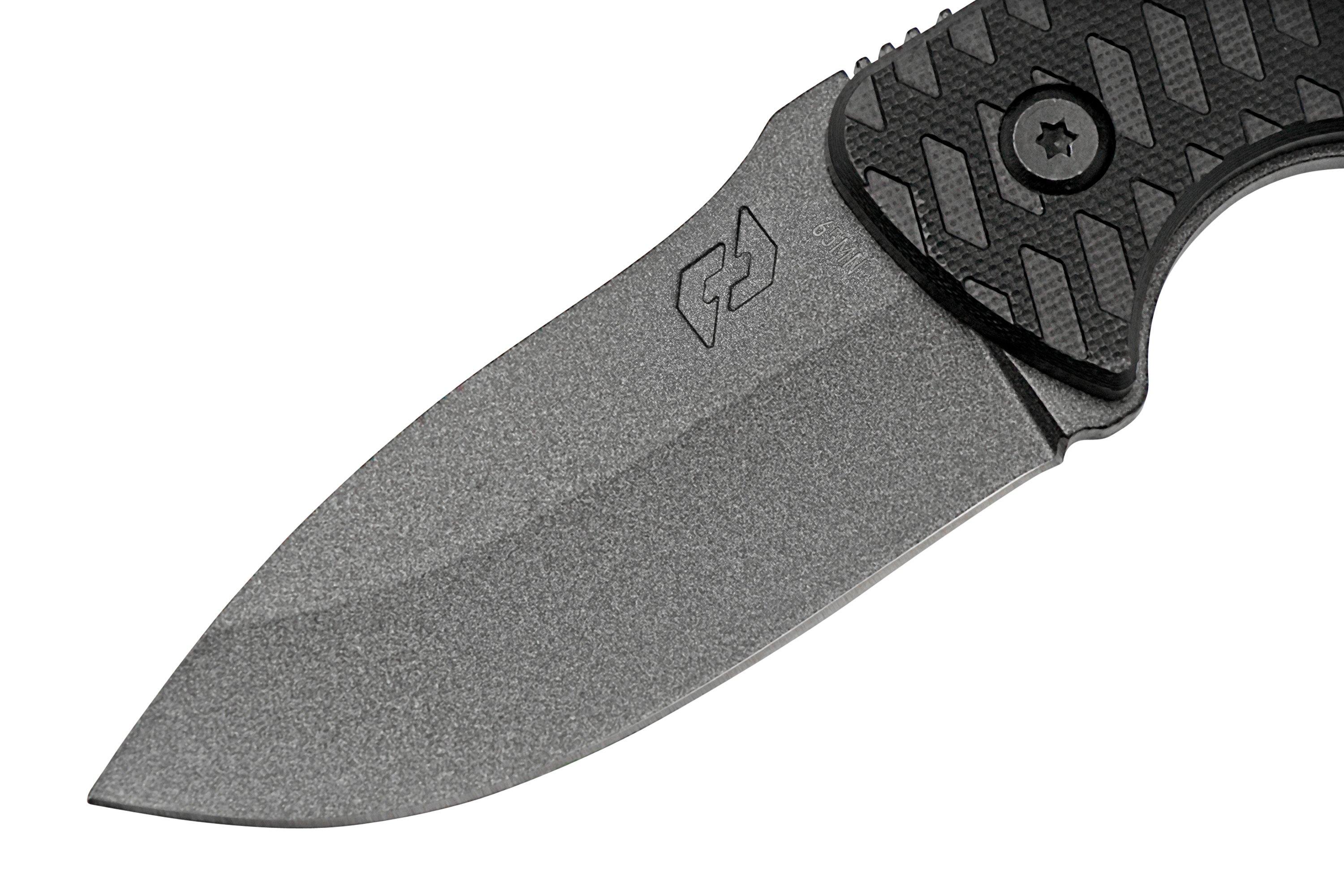 Schrade Wolverine Mini 1182519, black fixed knife | Advantageously ...