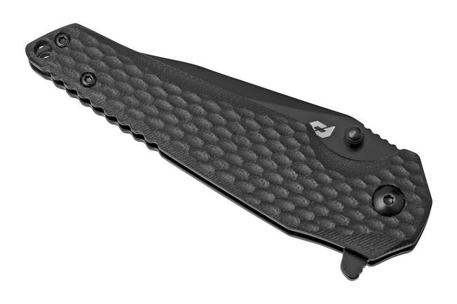Schrade Ceramic Liner Lock Folding Knife, Drop Point Blade Carbon Fiber  Handle 