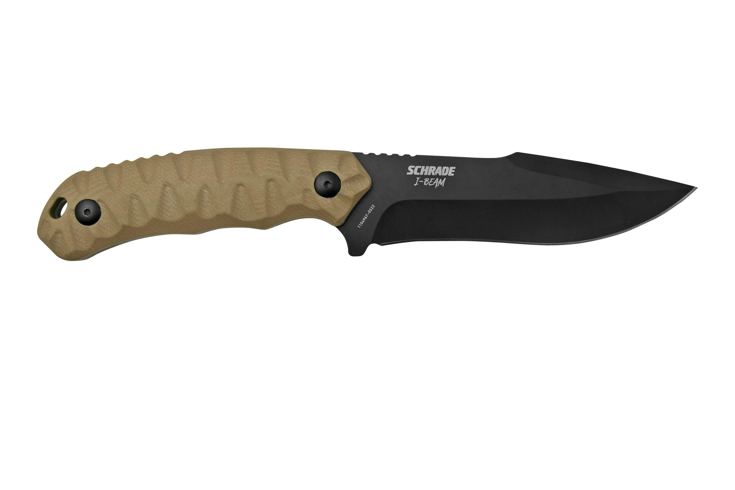 Schrade I-BEAM 1185977, fixed knife | Advantageously shopping at ...